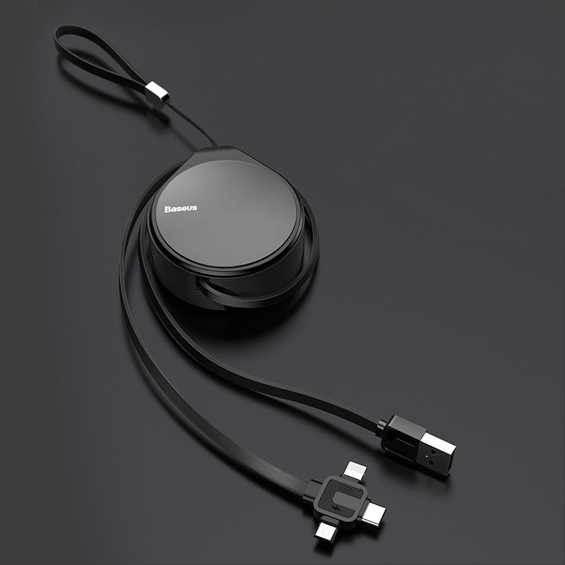 Telescopic data line three-in-one fast charging data line Telescopic data line three-in-one fast charging data line